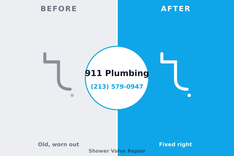 Before and after: plumbing company Camilla, GA
